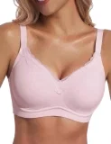 Bresdk BH Damen ohne Bügel Bralette (4 Farben, Gr. S bis 3XL)