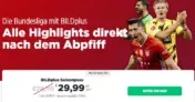 BILDplus Bundesliga Saisonpass für 1 Jahr 29,99 € (statt 80,00 €)