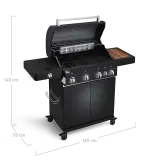 Burnhard Big FRED Deluxe Gasgrill 4-Brenner (3 Farben)