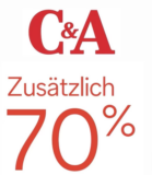 C&A Stores : 70% Extra-Rabatt auf bereits reduzierte Ware