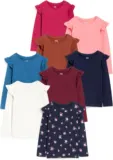 C&A Kinder Mädchen T-Shirt Langärmelig 8er Pack (Gr. 92 bis 122) für 21,59 € inkl. Prime-Versand