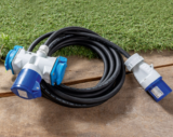 Powertec Electric CEE-Gummiverlängerung 5 m für 14,94€ inkl. Versand (statt 26€)
