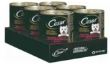 CESAR Premium Hundenassfutter in der Dose – NATURAL GOODNESS – Dose mit Rind – 6 x 400g ab 3,64 € inkl. Prime-Versand (statt 9,80 €)