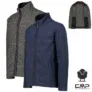 CMP Wooltech Herren Fleecejacke (2 Farben, Gr. S bis 3XL) für 26,99 € inkl. Versand