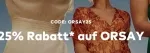 ORSAY Sale bis zu 50 % Rabatt + 25 % extra
