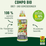 COMPO BIO Obst- und Gemüsedünger 1 Liter für 4,97 € (Prime)