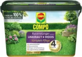 COMPO Rasendünger gegen Moos und Unkraut 6kg für rund 200m² für 39,59 € inkl. Versand (statt 53,99 €)