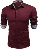 COOFANDY Herren Langarm Hemd Slim fit (4 Farben, Gr. S bis 5XL, 98 % Baumwolle) für 13,49 € inkl. Prime-Versand