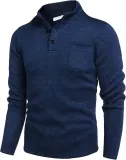 COOFANDY Herren Pullover Stehkragen (8 Farben, Gr. S bis XXL) für 13,30 € inkl. Prime-Versand (statt 26,99 €)