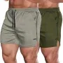 COOFANDY Herren Sport Shorts Gym Running 2er Pack (9 Farben, Gr. S bis XXL) für 13,89 € inkl. Prime-Versand (statt 26,99 €)