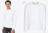 Calvin Klein Herren Sweatshirt (Gr. S bis XXL, in Weiß) für 38,24 € inkl. Versand (statt 47,94 €)