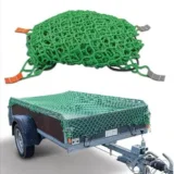 CargoVA Anhängernetz 1,5 x 2,2m (Hängernetz mit Gummiseil und Eckenmarkierung)