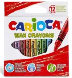 Carioca Pastelli a Cera Lavabili, 12 Pezzi (Wachsmaler) für 1,05 € inkl. Prime-Versand