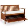 Casaria Gartenbank aus Akazienholz mit Stauraum (120x62x82cm) ab 118,95 € inkl. Versand