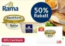 Rama Original 400g Becher mit 50 Cent Cashback [Scondoo]