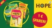 1,00 € Cashback auf HOPE Produkte (5x einlösbar)