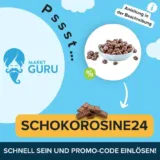 Promo Code bei Marktguru: 0,40 € Cashback auf Schokorosinen