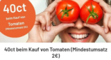 smhaggle: 0,40 € Cashback auf Tomaten 🍅  (2 € Mindestumsatz)