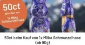 smhaggle: 0,50 € Cashback auf den Milka Schmunzelhase 90g (effektiv für 0,79 € bei Aldi Nord) 🐰💰