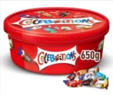 Celebrations XXL Geschenkbox, Mini-Schokoriegel 1 x 650g Dose für 7,91 € inkl. Prime-Versand statt 10,99 €