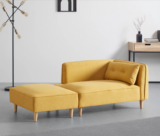 Bessagi Home Modulsofa „Fanny“ mit Hocker in gelb für 143,55€ inkl. Versand (statt 300€)