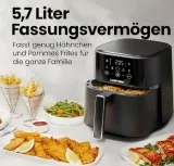 Chefman 5 Heißluftfritteuse schnell & einfach kompakte Heissluftfritteuse (5.7l)