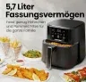 Chefman 5 Heißluftfritteuse schnell & einfach kompakte Heissluftfritteuse (5.7l) für 34,99 € inkl. Prime-Versand (statt 48,00 €)