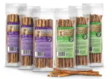 Chewies Sticks Maxi Kaustangen Rind & Schwein – Hundeleckerli für große Hunde – getreidefrei & zuckerfrei – wie Spaghetti Leckerlie, 6 x 60 g ab 9,89 € inkl. Prime-Versand (statt 16,00 €)
