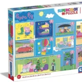 Clementoni 20271 Supercolor 10 In 1 Peppa Pig-Kinderpuzzle – für 9,99 € inkl. Prime-Versand (statt 14,99 €)