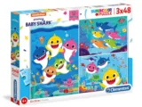 Clementoni 25261 Supercolor Baby Shark – Puzzle 3 x 48 Teile ab 4 Jahren für 5,99 € inkl. Prime-Versand (statt 10,94 €)