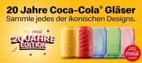 Coca Cola Glas kostenlos bei McDonald’s  ✔️ 20 Jahre Edition
