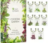 🌿 Cocktail Kräuter Set: 8 Sorten erlesene Cocktail Kräuter Samen für 4,49 € inkl. Prime Versand statt 8,99€