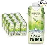 Coco Primo Kokosnusswasser (12 x 330 ml) ab 13,01 € inkl. Prime-Versand (statt 23,88 €)