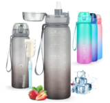 CodiCile Trinkflasche 1L, mit Strohhalm für 5,93 € inkl. Prime-Versand (statt 8,99 €)