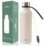 Edelstahl Trinkflasche (580ml, 4 Farben) für 5,32 € inkl. Prime-Versand (statt 11,99 €)