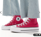 Converse – Chuck Taylor All Star Lift Hi – Rosa für 45,50 € inkl. Versand (statt 69,99 €)