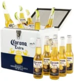 Corona Extra Kühlbox 🍻🍋mit 12 Flaschen Corona Extra (12 x 0.355 l)