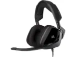 Corsair VOID ELITE Surround Gaming Headset (3,5-mm-Klinke, USB-Adapter, 7.1 Surround Sound, Mikrofaser und Memory-Schaumstoff Ohrpolster) für 49,99 € (statt 64,99 €)