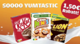 Nestle`Cerealien (Cini Minis, Lion, KitKat) für  99 Cent [Kaufland + Coupon 20 x ausdruckbar]