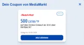 [Personalisiert] 500 EXTRA Paybackpunkte ab 30,00 € bei MediaMarkt