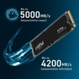 Crucial P3 Plus 1TB M.2 PCIe NVMe (5000MB/s, Acronis Edition) für 59,14 € inkl. Prime-Versand