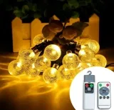 Crystal Globe Plug-in String Lights wasserdicht (6 M, 20 Glühbirnen) für 7,64 € inkl. Prime-Versand (statt 12,99 €)
