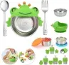 🐸 Kinder Geschirrsets 10 teilig Kinderbesteck Set für 4,99 € inkl. Prime-Versand (statt 6,99 €)