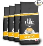 Der-Franz Kaffee Crema Intensität 4/5 100% Arabica Ganze Kaffeebohnen 4Er Pack (4 X 1000 G) Für 46,25 € Inkl. Prime-Versand (Statt 73,90 €)