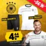 DFB Deutschland Fan Trikot oder Shorts (Gr. S bis 2XL) für je 9,39€ inkl. Versand