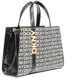 DKNY HANDBAG AVRIL SM SATCHEL CROBK LOGO-BK1SZ