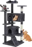 DUMOS Katzen Kratzbaum (135 cm  (Dunkelgrau)) ab 31,99 € inkl. Prime-Versand (statt 59,99 €)