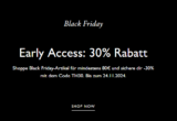 Tommy Hilfiger Black Friday 🖤 Pre-Sale: 30 % Rabatt für Member!