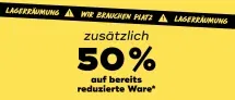 Mister*Lady Sale: 50 % Extra-Rabatt auf reduzierte Artikel