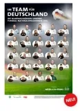 Kostenloses Poster: Das Fußball-Nationalteam der Frauen 2025